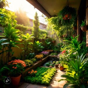 Terrace garden in Balcony